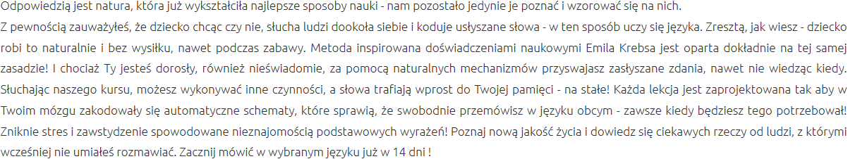 Efektywna Metoda Nauki Olsztyn